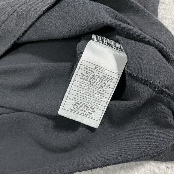 Nike Polo Shirt Mens Medium Gray Tennis Court Vintage Retro Agassi - Picture 11 of 15